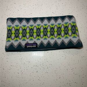 Patagonia Unisex Headband Aztec Green Fleece Lined Ear Warmer
